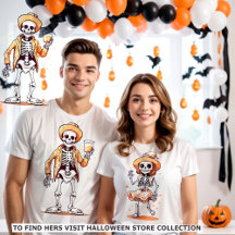 Halloween-Skelett - König