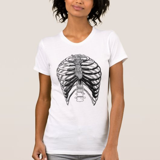 Halloween-Skelett-Kostüm T-Shirt (Vorderseite)