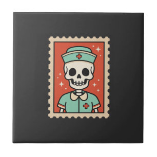 Halloween-Skelett-Krankenschwester-Stempel-Design_ Fliese
