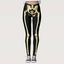 Halloween-Skelett-Leggings