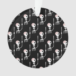 Halloween-Skelett mit einem Schwert Ornament