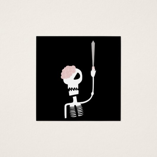 Halloween-Skelett mit Schwert (Vorderseite)