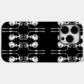 Halloween-Skelett mit Schwert Case-Mate iPhone Hülle (Rückseite (Horizontal))