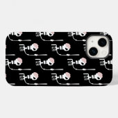 Halloween-Skelett mit Schwert Case-Mate iPhone Hülle (Rückseite (Horizontal))