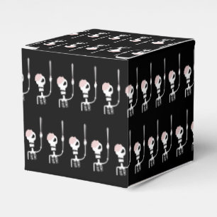 Halloween-Skelett mit Schwert Geschenkschachtel