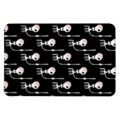 Halloween-Skelett mit Schwert Magnet (Horizontal)