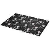 Halloween-Skelett mit Schwert Schneidebrett (Ecke)