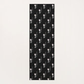 Halloween-Skelett mit Schwert Yogamatte (Rückseite)