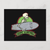 Halloween-Skelett Postkarte (Vorderseite)