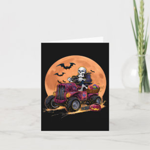 Halloween Skelett Reitmonster Truck Kleinkind Bo Karte