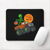Halloween Skelett Reitmonster Truck Kleinkind Bo Mousepad (Mit Mouse)