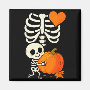Halloween-Skelett Schwangerschaftsankündigung Soky Magnet