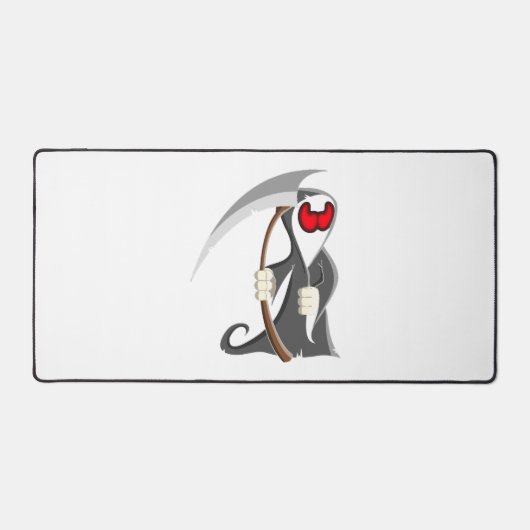 Halloween Skelett Tod Schreibtischunterlage (Vorderseite)