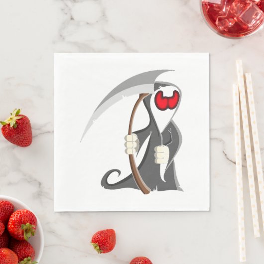 Halloween Skelett Tod Serviette (Beispiel)