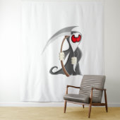 Halloween Skelett Tod Wandteppich (Beispiel)