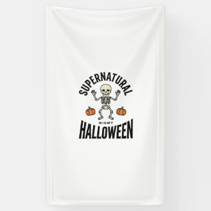 Halloween-Skelett Übernatürlich Lustig Vintage_1 Banner