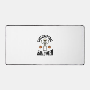 Halloween-Skelett Übernatürlich Lustig Vintage_1 Schreibtischunterlage