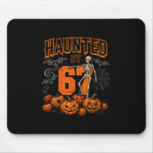 Halloween-Skelett Verflucht Sechs Sieben Zahl Gen Mousepad