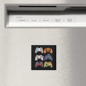Halloween-Skelett-Zombie-Gaming-Controller-Mumie Magnet (In Situ (Geschirrspüler))