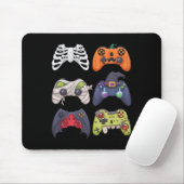 Halloween-Skelett-Zombie-Gaming-Controller-Mumie Mousepad (Mit Mouse)