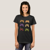 Halloween-Skelett-Zombie-Gaming-Controller-Mumie T-Shirt (Vorne ganz)