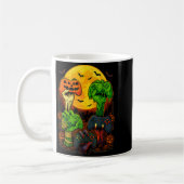 Halloween-Skelett-Zombie-Mumie-Gaming-Controller Kaffeetasse (Links)