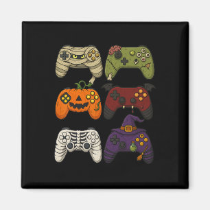 Halloween-Skelett-Zombie-Mumie-Gaming-Controller Magnet