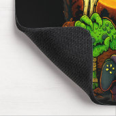 Halloween-Skelett-Zombie-Mumie-Gaming-Controller Mousepad (Ecke)