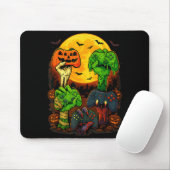 Halloween-Skelett-Zombie-Mumie-Gaming-Controller Mousepad (Mit Mouse)