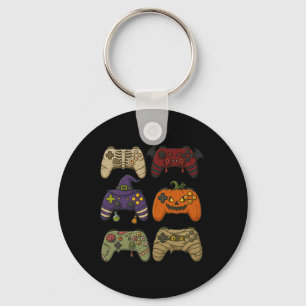 Halloween-Skelett-Zombie-Mumie-Gaming-Controller Schlüsselanhänger