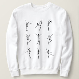 Halloween Skelettanz 1 Sweatshirt