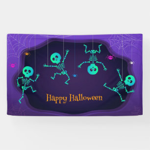Halloween-Skelette Banner