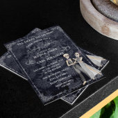 Halloween Skelette Einladung Budget Flyer