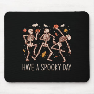 Halloween-Skelette haben einen tollen Tagesspass Mousepad
