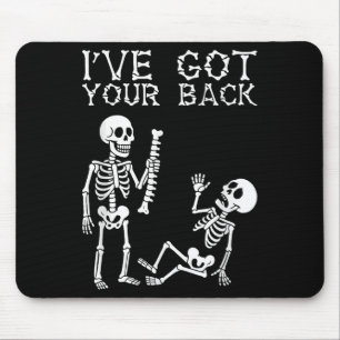 Halloween-Skelette Ich-habe-deinen-Rücken-Kostüm M Mousepad
