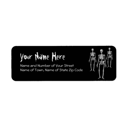 Halloween-Skelette kehren von Toten zurück (Vorne)