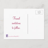 Halloween Skelette Save the Date Hochzeitspostkart Ankündigungspostkarte (Rückseite)