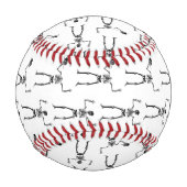 Halloween Skelette, Trick oder Treat, Boo Baseball (Rückseite)