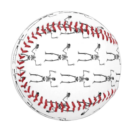 Halloween Skelette, Trick oder Treat, Boo Baseball (Vorderseite Links)