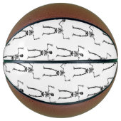 Halloween Skelette, Trick oder Treat, Boo Basketball (Vorderseite)