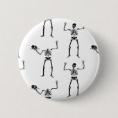 Halloween Skelette, Trick oder Treat, Boo Button (Vorderseite)