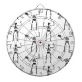 Halloween Skelette, Trick oder Treat, Boo Dartscheibe (vorne)