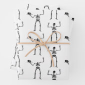 Halloween Skelette, Trick oder Treat, Boo Geschenkpapier Set (Beispiel)