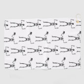Halloween Skelette, Trick oder Treat, Boo Golfhandtuch (Horizontal)