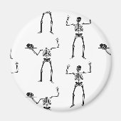 Halloween Skelette, Trick oder Treat, Boo Magnet (Vorne)