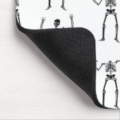 Halloween Skelette, Trick oder Treat, Boo Mousepad (Ecke)