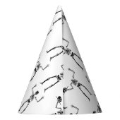 Halloween Skelette, Trick oder Treat, Boo Partyhütchen (Rückseite)