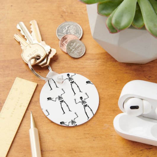 Halloween Skelette, Trick oder Treat, Boo Schlüsselanhänger (Schreibtisch)