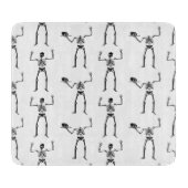 Halloween Skelette, Trick oder Treat, Boo Schneidebrett (Vorderseite)