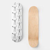 Halloween Skelette, Trick oder Treat, Boo Skateboard (Vorderseite)